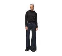 KARL LAGERFELD JEANS Mujer High Rise Flared Denim W/Slit Enjuagar azul 2832