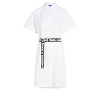 Karl Lagerfeld Jeans Mujer Poplin Shirt Dress White S