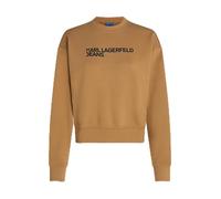 KARL LAGERFELD JEANS Mujer Regular Essential Logo Sweatshirt Chipmunk S