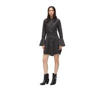 Karl Lagerfeld Jeans Mujer Wide Sleeve Denim Dress Washed Black XL
