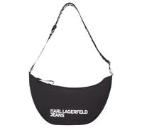 Karl Lagerfeld Jeans, Mujeres, Bolso Bandolera Esencial De Nailon, Negro, One size