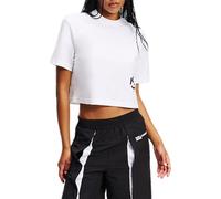 Karl Lagerfeld Jeans, Mujeres, Camiseta Corta De Manga Corta con Monograma, Corte Regular, Blanco, XS