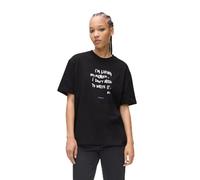 Karl Lagerfeld Jeans, Mujeres, Camiseta Relajada De Manga Corta Karlism, Ajuste Relajado, Negro, M