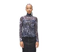 Karl Lagerfeld Jeans, Mujeres, Top Con Estampado Integral Y Luces De Malla, Corte Regular, Multicolor, M