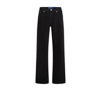 Karl Lagerfeld Jeans, Mujeres, Vaqueros Relajados De Tiro Medio, Pierna Relajada, Negro, 2632
