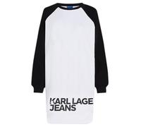 Karl Lagerfeld Jeans, Mujeres, Vestido De Felpa Bloqueado, Corte Regular, Multicolor, XS