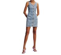 Karl Lagerfeld Jeans, Mujeres, Vestido Vaquero Con Cuello En V, Corte Regular, Azul, S