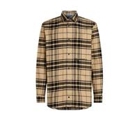 KARL LAGERFELD JEANS, para Hombre, Camisa a Cuadros Regulares, Safari/Negro, Extrapequeños
