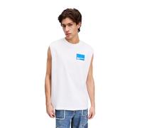 Karl Lagerfeld Jeans Reg Monogram tee Chaleco, Blanco, XL Hombres