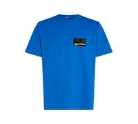 KARL LAGERFELD JEANS Regular Short Sleeve Box Logo tee Camiseta, KLJ Azul, XS Hombres