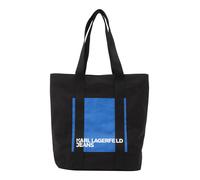 KARL LAGERFELD JEANS Shopper 'Box Logo Canvas' azul / negro / blanco One Size azul / negro / blanco