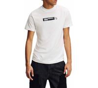 KARL LAGERFELD JEANS Slim Graphic tee Camiseta, Blanco, L Hombres