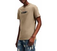 KARL LAGERFELD JEANS Slim Graphic tee Camiseta, Color Pardo, XS Hombres