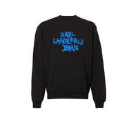 KARL LAGERFELD JEANS, Men's, Graffiti Sweat, Regular Fit Sudadera, Negro, L para Hombre
