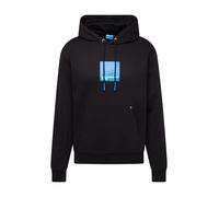 KARL LAGERFELD JEANS Sudadera azul real / negro / blanco, Talla L