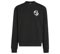KARL LAGERFELD JEANS, Sudadera con Monograma Regular para Hombre, Corte Regular, Negro, M, Negro, M