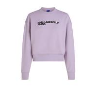 KARL LAGERFELD JEANS Sudadera 'Essential' lavanda / negro S lavanda / negro
