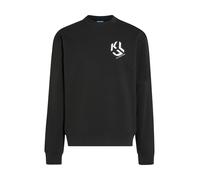 KARL LAGERFELD JEANS Sudadera negro / blanco L negro / blanco