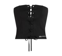 KARL LAGERFELD JEANS Top negro / blanco S negro / blanco