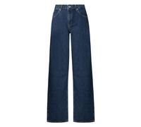 KARL LAGERFELD JEANS Mujer Mid Rise Relaxed W/Slit Denim Azul oscuro lavado 2632