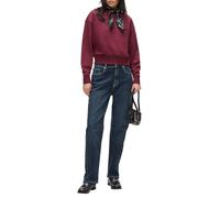 Karl Lagerfeld Jeans Women High Rise Straight Denim Washed Blue Black 2530