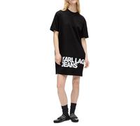 Karl Lagerfeld Jeans, Women's, Logo tee Dress Vestido, Negro, XL Mujeres