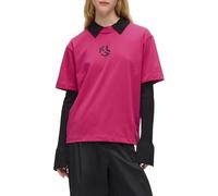 Karl Lagerfeld Jeans, Women's, Regular Monogram tee Regular Fit, Very Berry, S, Rosa., S