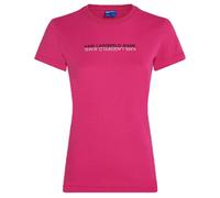 Karl Lagerfeld Jeans, Women's, Short Sleeve Reflection tee, Slim Fit Camiseta, Rosa, M Mujeres
