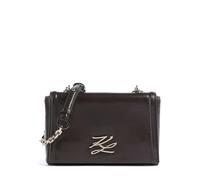 Karl Lagerfeld K/Autograph Small Bandolera moreno, cuero, mujer