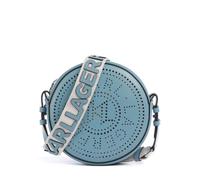 Karl Lagerfeld K/Circle Bandolera azul-gris, cuero, mujer