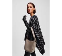 Karl Lagerfeld K/circle Moon Shoulder Bag Perforated Ash Grey Talla: OS | Bolsos de Mano Outlet | Mujer | Gris