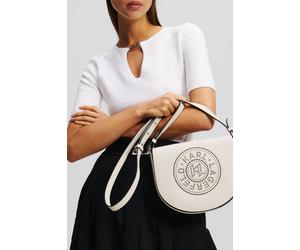 Karl Lagerfeld K/circle Saddle Perforated Cement Talla: OS | Bolsos de Mano Outlet | Mujer