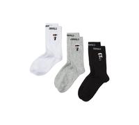 Karl Lagerfeld K/ikonik 2.0 Socks 3 Pack Black/white/grey Talla: 39-42 | Calzoncillos Outlet | Mujer | Negro