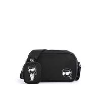 Karl Lagerfeld K/Ikonik Bandolera negro, nylon, mujer