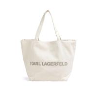 Karl Lagerfeld K/Monogram | Bolsa shopping | marfil | canvas