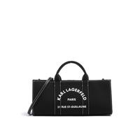 Karl Lagerfeld K/Rue St Guillaume Bolso de mano negro, algodón, mujer