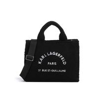 Karl Lagerfeld K/Rue St Guillaume Medium Bolso de mano negro, de piel sintética, mujer