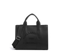 Karl Lagerfeld K/Rue St Guillaume Medium Bolso de mano negro, imitación de cuero, mujer