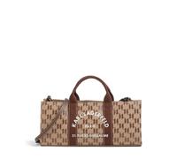 Karl Lagerfeld K/Rue St Guillaume Monogram Bolso de mano marrón claro, algodón, mujer