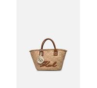 Karl Lagerfeld K/Signature Raffia Md Basket T.U Marrón