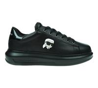 KARL LAGERFELD Kapri Nft Lo Karl Lace Logo Mid Low Cut Tla - Zapatillas para hombre, Negro Monocromo, 44 EU
