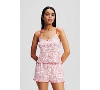 Karl Lagerfeld Karl Heart Cami Pj Set White-red Karl Heart Talla: L | Calzoncillos Outlet | Mujer | Blanco