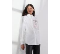Karl Lagerfeld Karl Series Poplin Shirt White Talla: 42 | Camisas Outlet | Mujer | Blanco