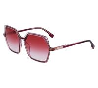 Karl lagerfeld kl6083s gafas, dark strawberry/rose, 56 para mujer