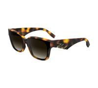 Karl Lagerfeld Mujer KL6161S 240 Gafas de sol Acetato la Habana Marrón Cuadrada Normal Sombreado