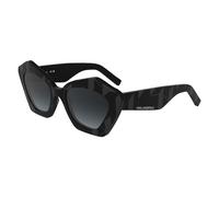 Karl Lagerfeld Gafas de sol KL6199S para mujer Acetato Negro Lentes gris degradado Cuadradas 53