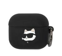 Karl Lagerfeld KLA3RUNCHK - Funda para Airpods 3 (Silicona, diseño de búhos Head 3D)