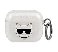 Karl Lagerfeld KLA3UCHGS - Funda para AirPods 3, Color Plateado