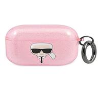 Karl Lagerfeld KLA3UKHGP Karl's Head - Funda para AirPods 3, Color Rosa