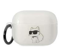 Karl Lagerfeld KLAP2HNCHTCT - Funda para AirPods Pro 2, transparente
